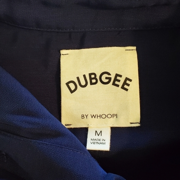 DUBGEE by Whoopi Oversized Tunic Size Med Relaxed Lagenlook Hi-low Dress - Picture 11 of 12